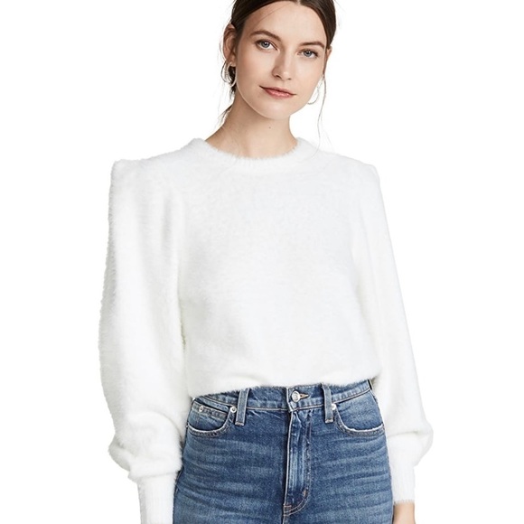 Ronny Kobo Carina Puff Sleeve Sweater - Picture 1 of 5